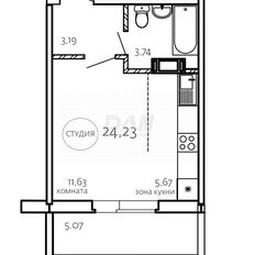 Квартира 24,2 м², студия - изображение 2