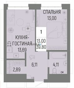 44,6 м², 1-комнатная квартира 6 600 000 ₽ - изображение 74