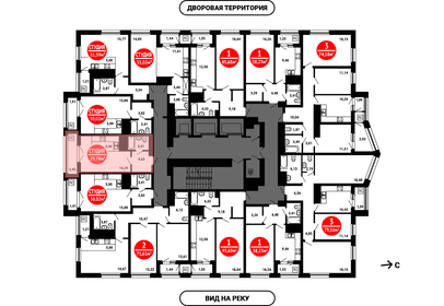 29,8 м², 1-комнатная квартира 3 900 000 ₽ - изображение 85