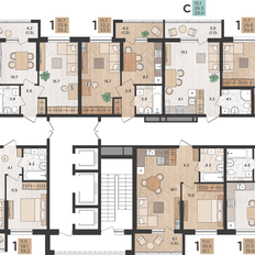 Квартира 66,9 м², 2-комнатная - изображение 2