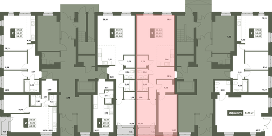 Квартира 89,6 м², 3-комнатная - изображение 2