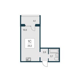 28,9 м², квартира-студия 4 040 000 ₽ - изображение 83