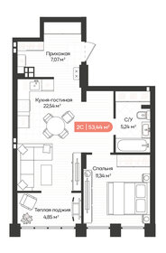 57,8 м², 2-комнатная квартира 6 500 000 ₽ - изображение 113