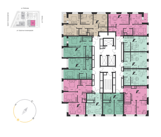 19,5 м², квартира-студия 2 560 000 ₽ - изображение 128