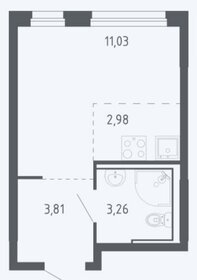 Квартира 21,1 м², студия - изображение 1