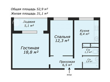 64,1 м², 2-комнатная квартира 9 287 250 ₽ - изображение 42