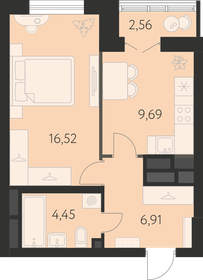 Квартира 38,9 м², 1-комнатная - изображение 1