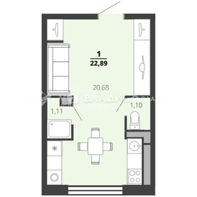 Квартира 22,9 м², студия - изображение 1