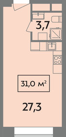 31 м², квартира-студия 10 700 000 ₽ - изображение 88