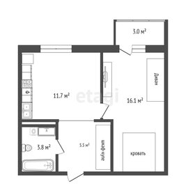 38,5 м², 1-комнатная квартира 3 000 000 ₽ - изображение 17