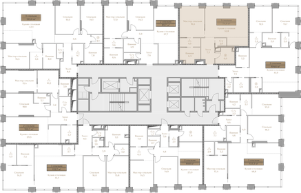 63 м², 1-комнатная квартира 68 778 000 ₽ - изображение 53