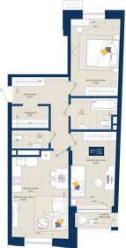 76,9 м², 3-комнатная квартира 20 001 800 ₽ - изображение 12