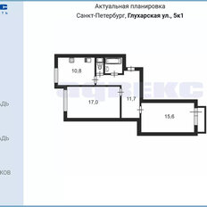 Квартира 59,7 м², 2-комнатная - изображение 4