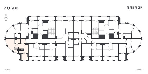 36,8 м², 1-комнатная квартира 22 200 000 ₽ - изображение 52