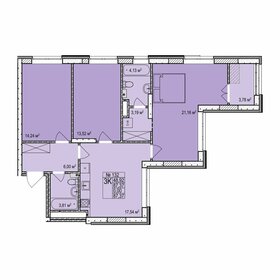 73 м², 3-комнатная квартира 10 200 000 ₽ - изображение 67