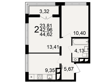 62 м², 3-комнатная квартира 3 149 000 ₽ - изображение 95