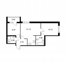 58,2 м², 2-комнатная квартира 8 968 960 ₽ - изображение 39