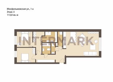 Квартира 113 м², 3-комнатная - изображение 5