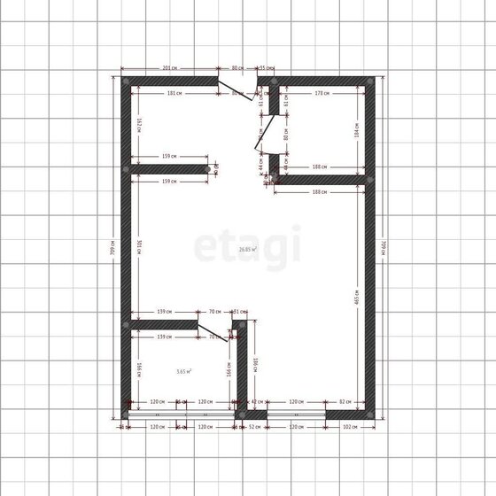 26 м², квартира-студия 5 957 000 ₽ - изображение 1