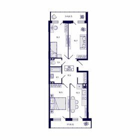 84,4 м², 3-комнатная квартира 10 000 000 ₽ - изображение 27