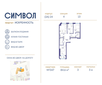 78,2 м², 3-комнатная квартира 39 223 840 ₽ - изображение 6