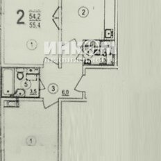 Квартира 54,4 м², 2-комнатная - изображение 5