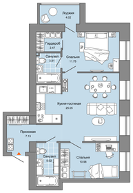 68,9 м², 3-комнатная квартира 5 100 000 ₽ - изображение 45