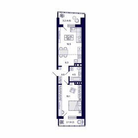 89,7 м², 3-комнатная квартира 12 450 000 ₽ - изображение 59