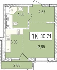 31,2 м², 1-комнатная квартира 3 980 000 ₽ - изображение 89