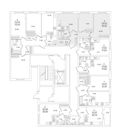 51,8 м², 2-комнатная квартира 11 900 000 ₽ - изображение 21