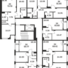 Квартира 60,8 м², 2-комнатная - изображение 3