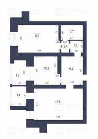 Квартира 54 м², 2-комнатная - изображение 4