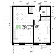 Квартира 45 м², 2-комнатная - изображение 3