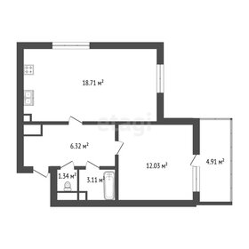 38,8 м², 1-комнатная квартира 10 250 000 ₽ - изображение 51