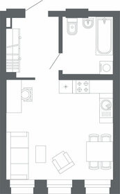 Квартира 31,3 м², 1-комнатная - изображение 1