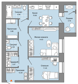 70 м², 2-комнатная квартира 8 317 820 ₽ - изображение 1