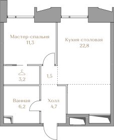 92 м², 3-комнатная квартира 63 800 000 ₽ - изображение 90