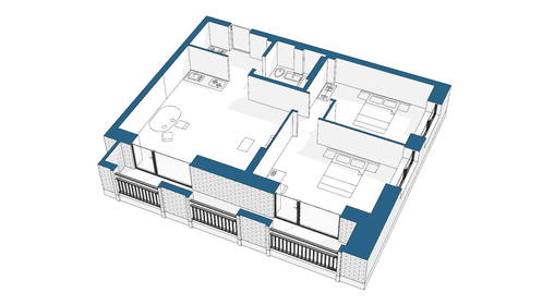 61,7 м², 3-комнатная квартира 7 500 000 ₽ - изображение 52