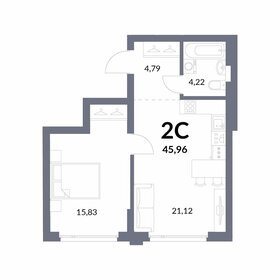 41,1 м², 2-комнатная квартира 9 800 000 ₽ - изображение 11