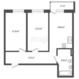 Квартира 58 м², 3-комнатная - изображение 1