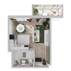 Квартира 27,5 м², студия - изображение 5