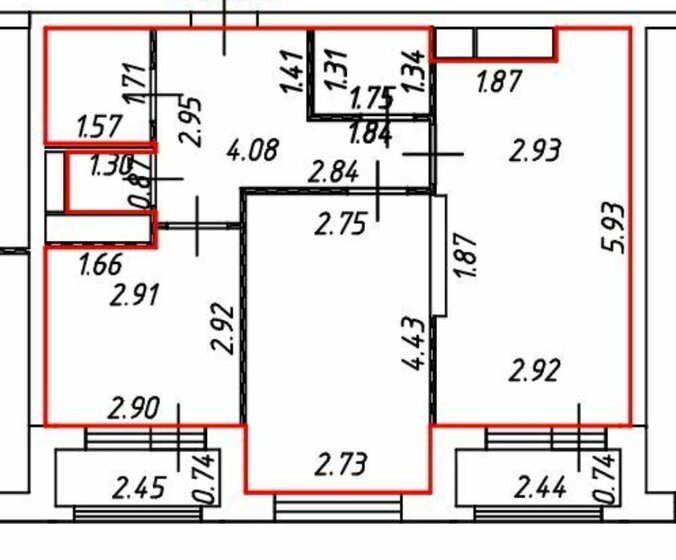 50,2 м², 2-комнатная квартира 18 500 000 ₽ - изображение 1