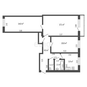 59,1 м², 3-комнатная квартира 3 200 000 ₽ - изображение 25