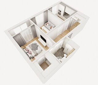 54,3 м², 2-комнатная квартира 4 561 200 ₽ - изображение 81