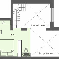 Квартира 61,1 м², 1-комнатная - изображение 2