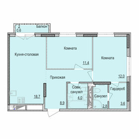 62 м², 2-комнатная квартира 5 000 000 ₽ - изображение 52