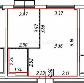 Квартира 38 м², 1-комнатная - изображение 1