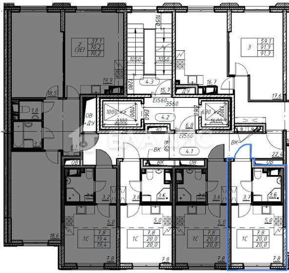 20 м², квартира-студия 6 050 000 ₽ - изображение 1