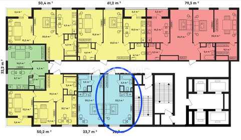 45,5 м², 2-комнатная квартира 33 000 ₽ в месяц - изображение 54