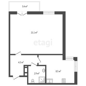 Квартира 41 м², 1-комнатная - изображение 2